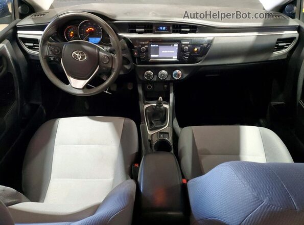 2T1BURHE2GC523781 2016 TOYOTA COROLLA Gray 