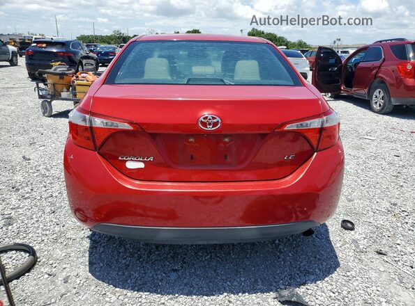 2T1BURHE2GC524333 2016 TOYOTA COROLLA Red 