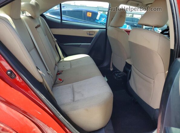 2T1BURHE2GC524333 2016 TOYOTA COROLLA Red 