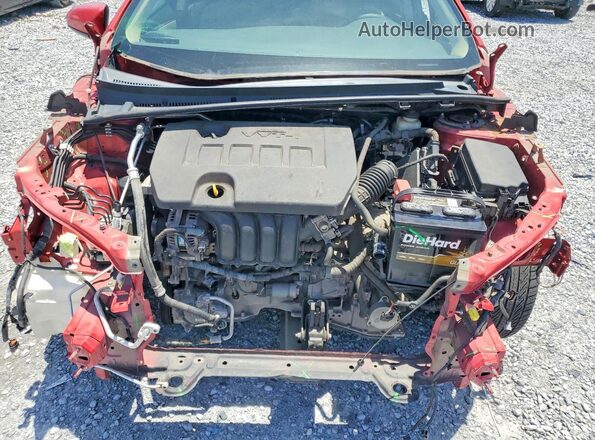 2T1BURHE2GC524333 2016 TOYOTA COROLLA Red 