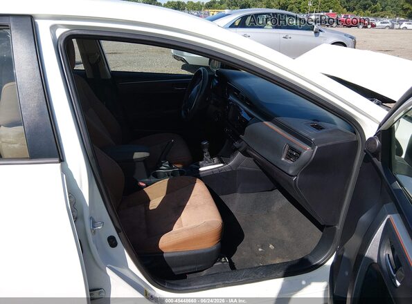 2T1BURHE2GC543965 2016 TOYOTA COROLLA White Սալոնի դիմացի տեսք