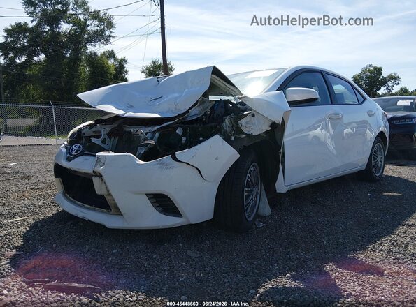 2T1BURHE2GC543965 2016 TOYOTA COROLLA White Դիմացի տեսք
