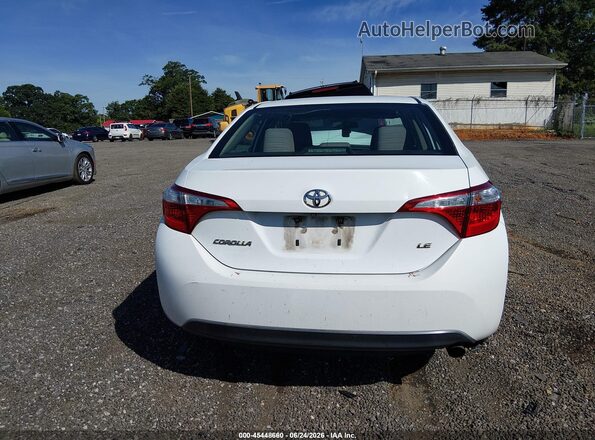 2T1BURHE2GC543965 2016 TOYOTA COROLLA White 
