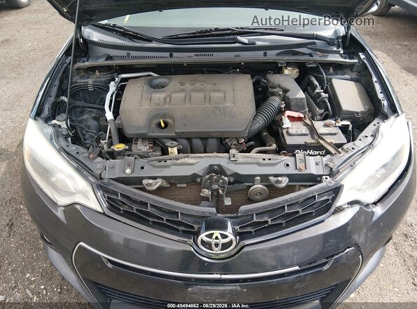 2T1BURHE2GC554836 2016 TOYOTA COROLLA Black უკანა ხედი