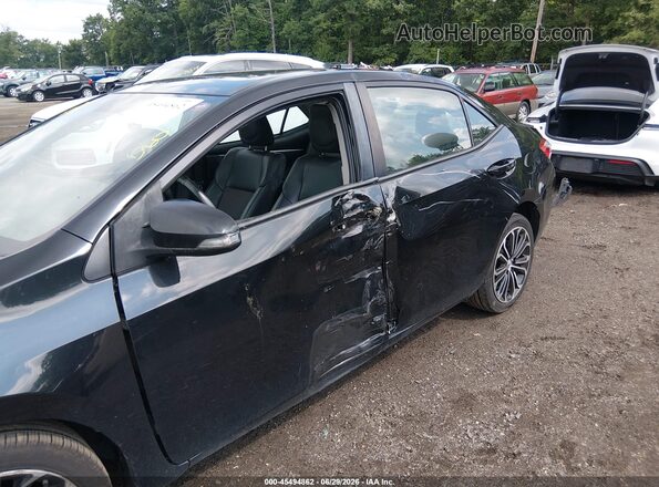 2T1BURHE2GC554836 2016 TOYOTA COROLLA Black წინა ხედი
