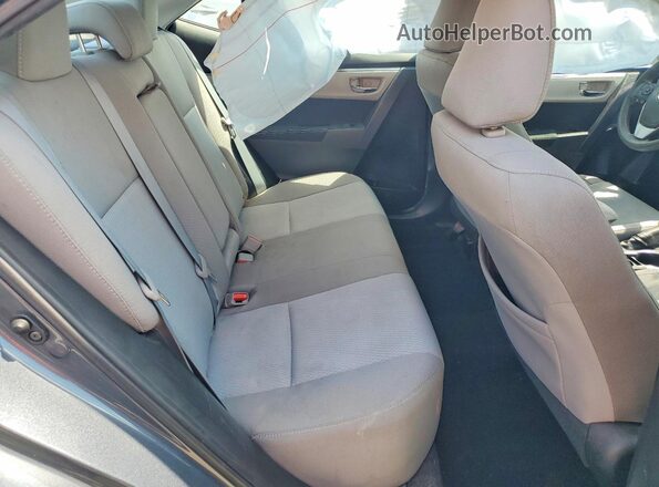2T1BURHE2GC566954 2016 TOYOTA COROLLA Gray Вид задніх сидінь