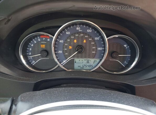 2T1BURHE2GC566954 2016 TOYOTA COROLLA Gray Вид щитка приладів