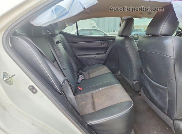 2T1BURHE2GC582085 2016 TOYOTA COROLLA Белый Вид задних сидений