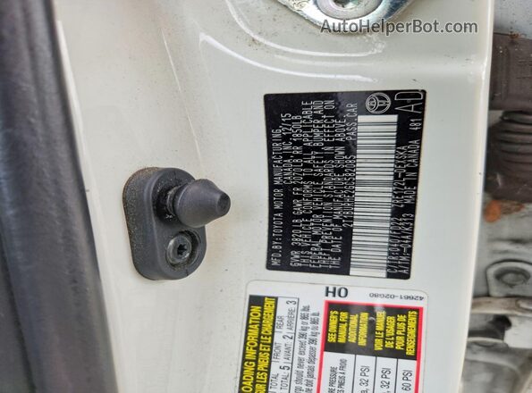 2T1BURHE2GC582085 2016 TOYOTA COROLLA Белый Вид подкапотного пространства