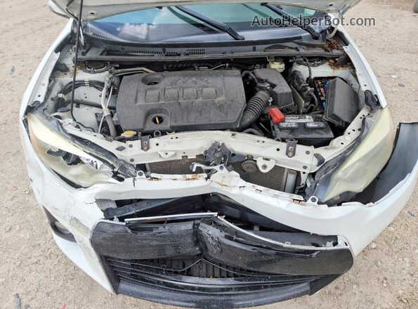 2T1BURHE2GC582085 2016 TOYOTA COROLLA Белый Вид задней части салона