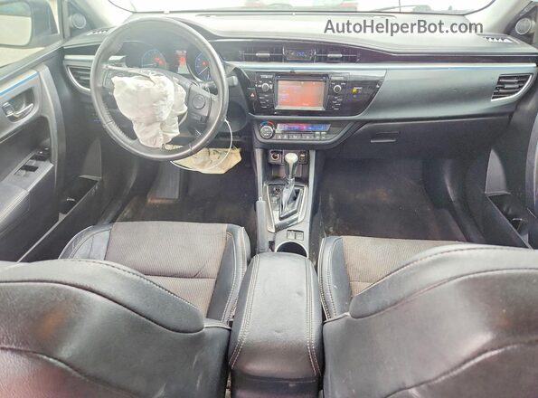 2T1BURHE2GC582085 2016 TOYOTA COROLLA Белый Вид панели приборов