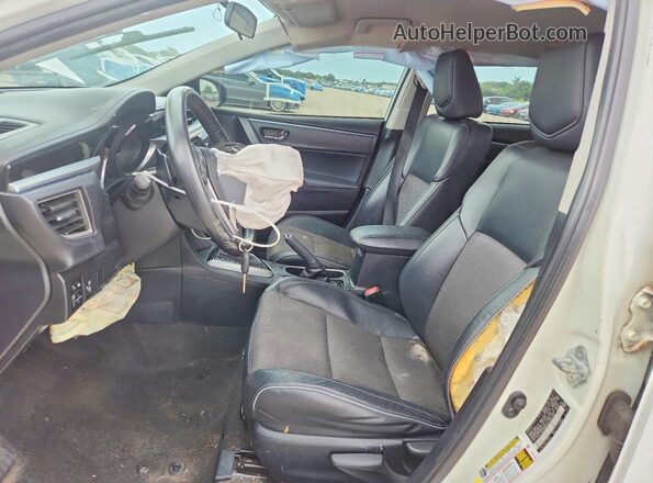 2T1BURHE2GC582085 2016 TOYOTA COROLLA Белый Вид салона спереди