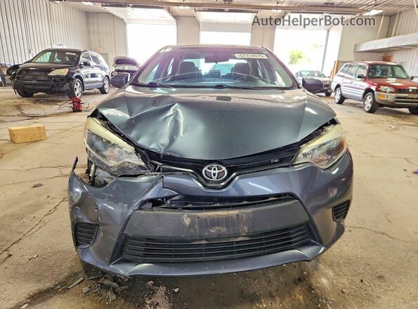 2T1BURHE2GC598318 2016 TOYOTA COROLLA Gray წინა ხედი