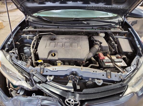 2T1BURHE2GC598318 2016 TOYOTA COROLLA Gray უკანა სალონის ხედი