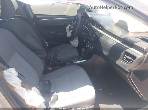 2T1BURHE2GC604280 2016 TOYOTA COROLLA Silver Սալոնի դիմացի տեսք