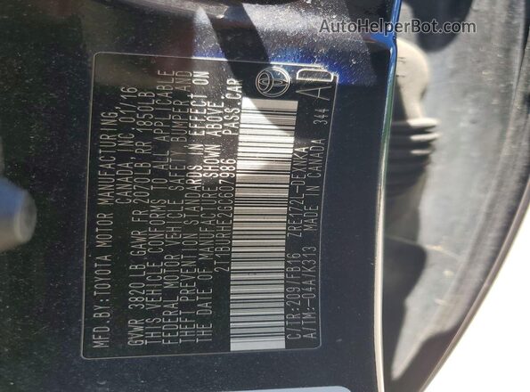 2T1BURHE2GC607986 2016 TOYOTA COROLLA Black 