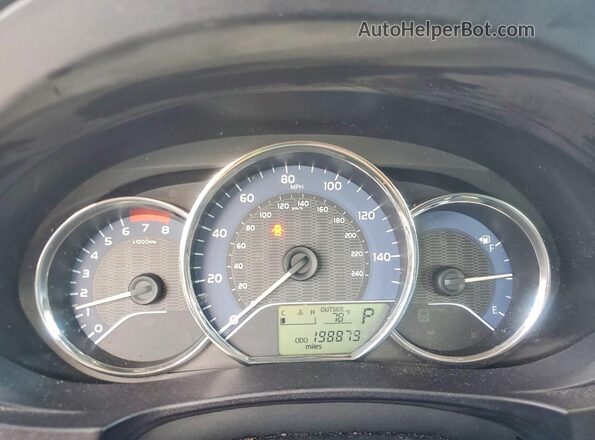 2T1BURHE2GC618244 2016 TOYOTA COROLLA Charcoal ხელსაწყოთა პანელის ხედი