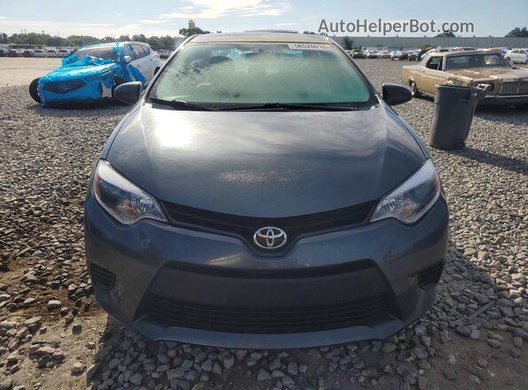 2T1BURHE2GC618244 2016 TOYOTA COROLLA Charcoal წინა ხედი