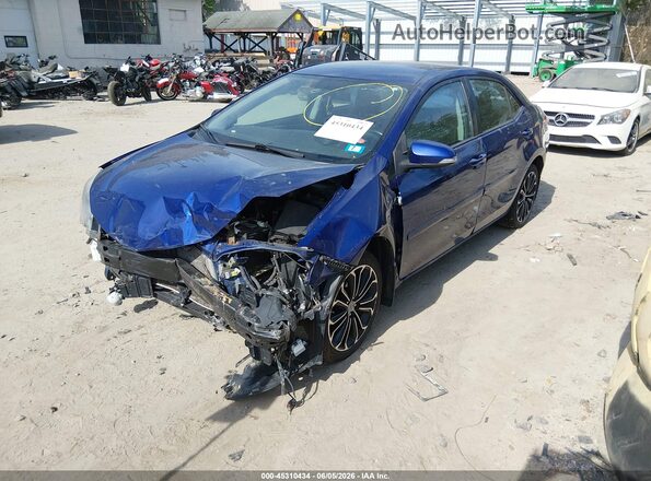2T1BURHE2GC632600 2016 TOYOTA COROLLA Blue Vista tres cuartos delantera izquierda