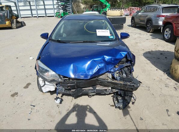 2T1BURHE2GC632600 2016 TOYOTA COROLLA Blue Vista frontal