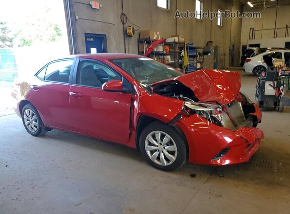 2T1BURHE2GC679979 2016 TOYOTA COROLLA Red 