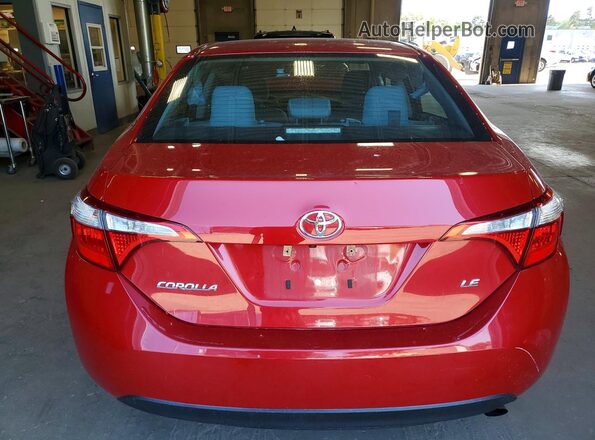 2T1BURHE2GC679979 2016 TOYOTA COROLLA Red 