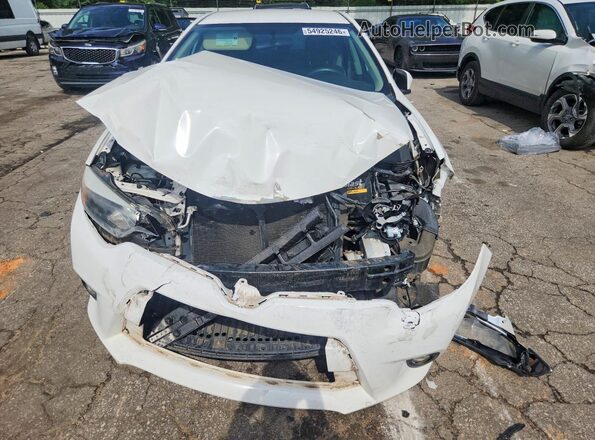 2T1BURHE2GC686592 2016 TOYOTA COROLLA White 