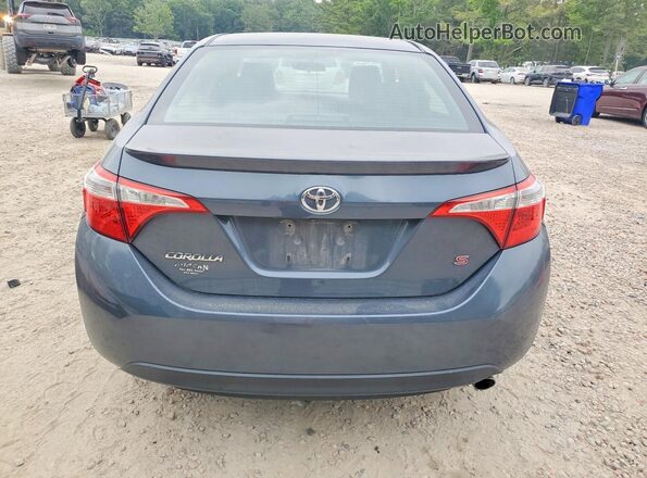 2T1BURHE2GC698953 2016 TOYOTA COROLLA Gray უკანა ხედი