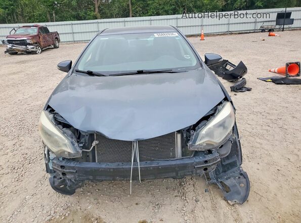 2T1BURHE2GC698953 2016 TOYOTA COROLLA Gray წინა ხედი