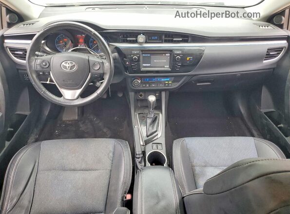 2T1BURHE2GC698953 2016 TOYOTA COROLLA Gray წინა პანელის ხედი