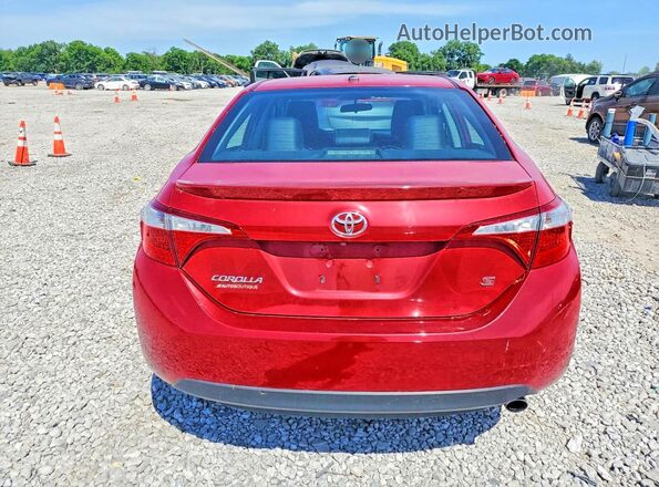2T1BURHE2GC702449 2016 TOYOTA COROLLA Red 