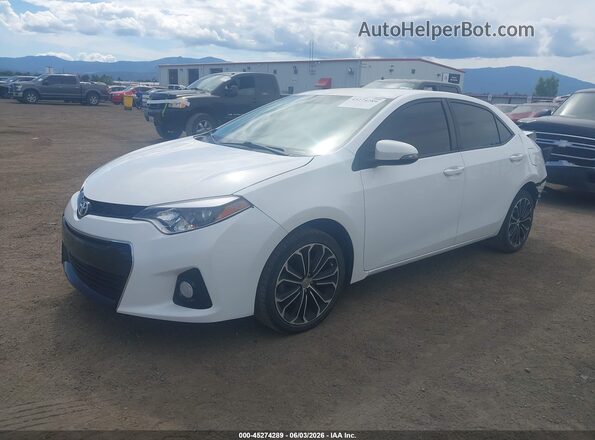 2T1BURHE2GC738657 2016 TOYOTA COROLLA Белый 