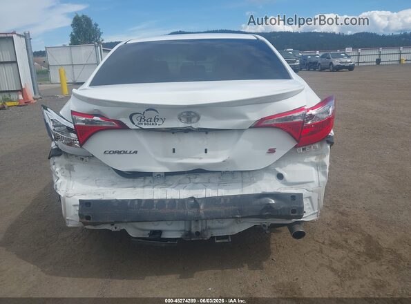 2T1BURHE2GC738657 2016 TOYOTA COROLLA Белый 