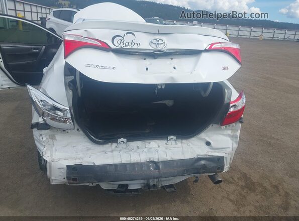 2T1BURHE2GC738657 2016 TOYOTA COROLLA Белый 