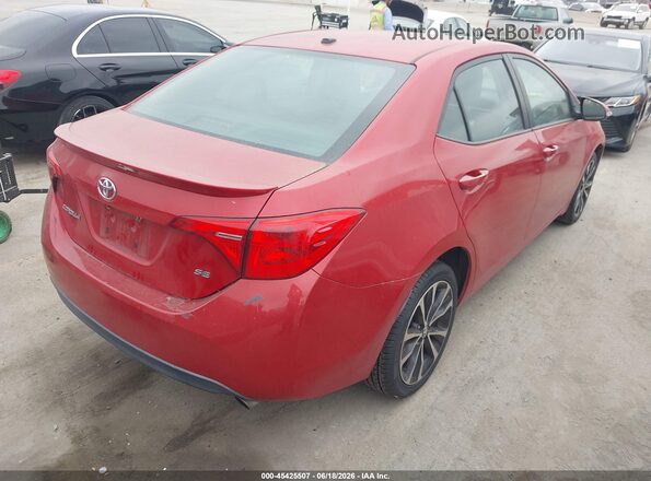 2T1BURHE2HC760143 2017 TOYOTA COROLLA Red Rear right