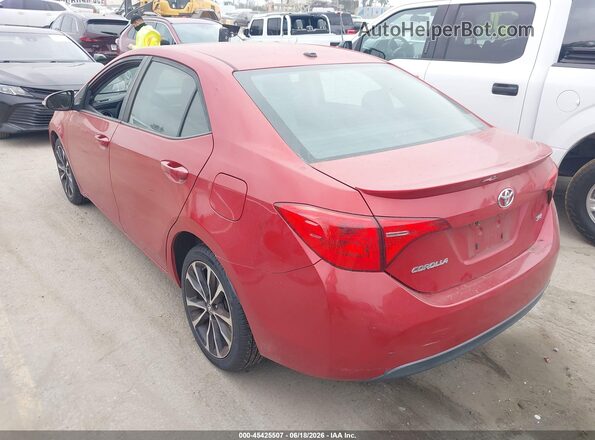 2T1BURHE2HC760143 2017 TOYOTA COROLLA Red Rear left