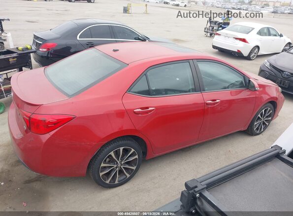 2T1BURHE2HC760143 2017 TOYOTA COROLLA Red Rear interior view