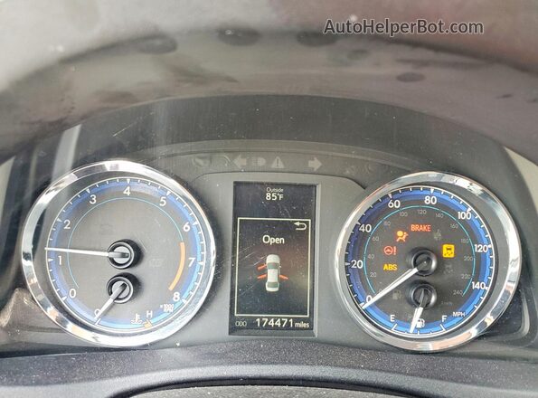 2T1BURHE2HC802777 2017 TOYOTA COROLLA Silver Vista del cuadro de instrumentos