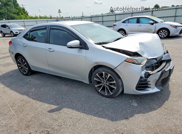 2T1BURHE2HC802777 2017 TOYOTA COROLLA Silver Delantero derecho