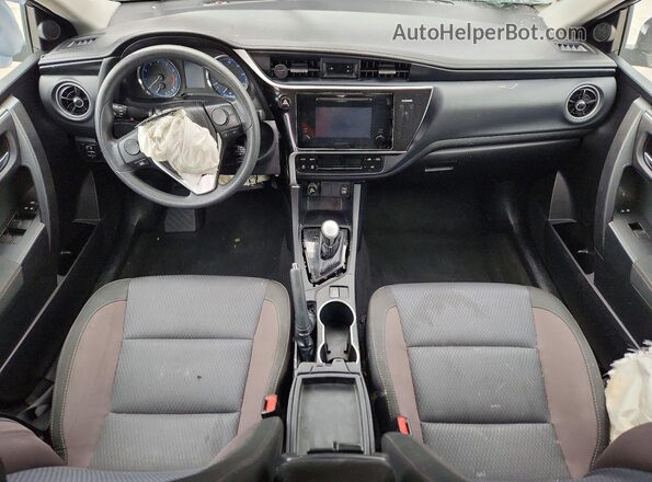 2T1BURHE2HC866799 2017 TOYOTA COROLLA Black Widok deski rozdzielczej