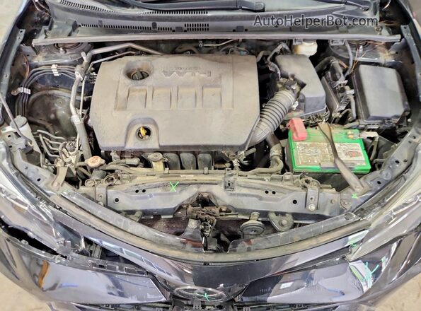 2T1BURHE2HC867161 2017 TOYOTA COROLLA Black Rear interior view
