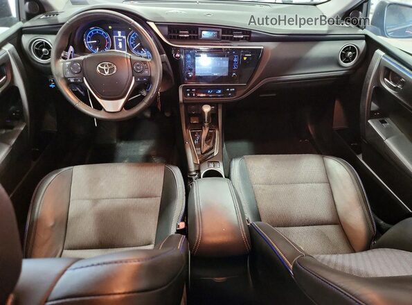 2T1BURHE2HC867161 2017 TOYOTA COROLLA Black Dashboard view