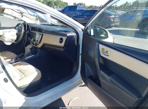 2T1BURHE2HC875860 2017 TOYOTA COROLLA White წინა სალონის ხედი