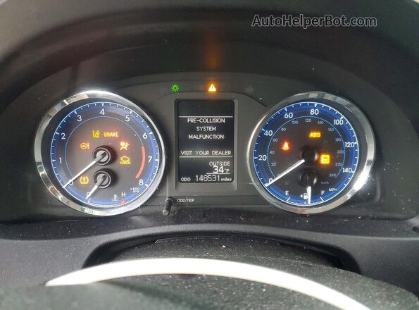 2T1BURHE2HC878967 2017 TOYOTA COROLLA Black Вид щитка приладів