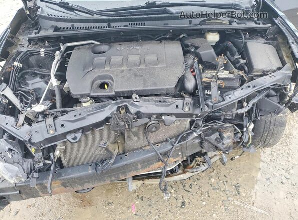 2T1BURHE2HC878967 2017 TOYOTA COROLLA Black Вид задньої частини салону