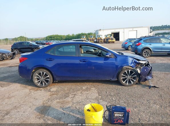 2T1BURHE2HC915600 2017 TOYOTA COROLLA Синий Вид задней части салона
