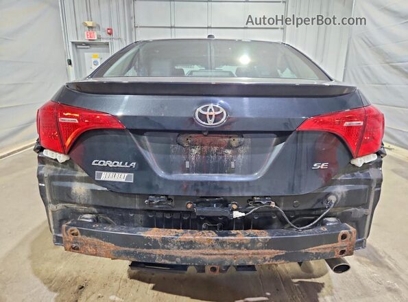 2T1BURHE2HC945566 2017 TOYOTA COROLLA Black Rear view