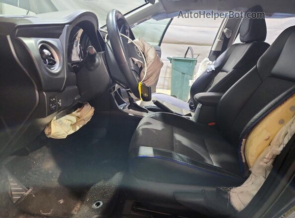 2T1BURHE2HC945566 2017 TOYOTA COROLLA Black Front interior view