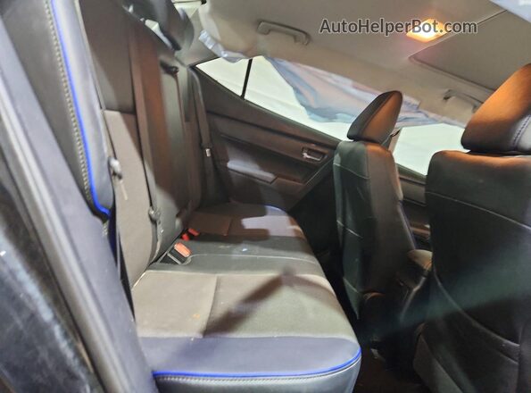 2T1BURHE2HC945566 2017 TOYOTA COROLLA Black Rear seats view
