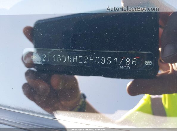 2T1BURHE2HC951786 2017 TOYOTA COROLLA Black 